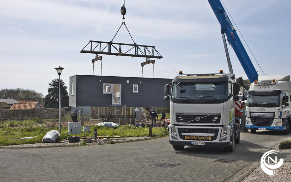 Woonunits voor Oekraïense vluchtelingen aan Jantjesblok Vorselaar