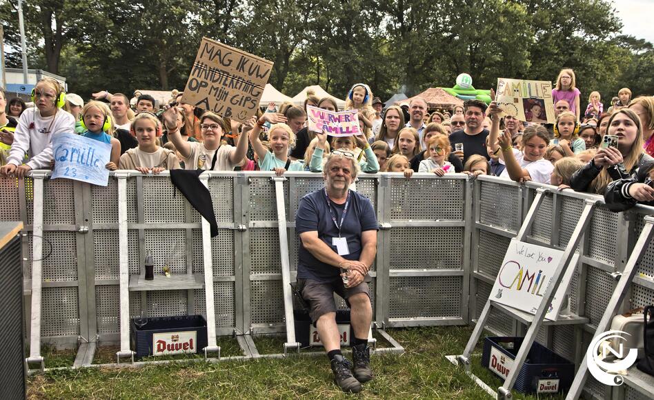 NFB-organisator Luc Janssens neemt een rustpuntje...