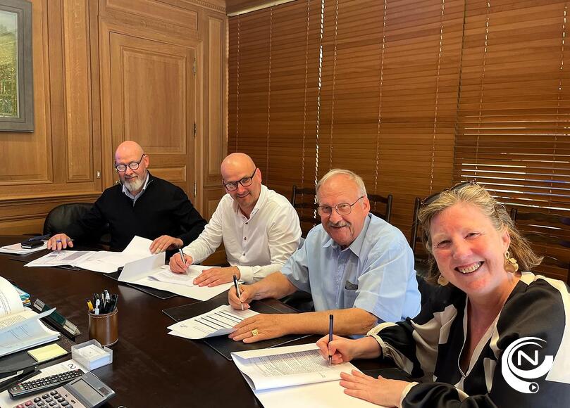 Ondertekening notariële akte gronden AZ Herentals 