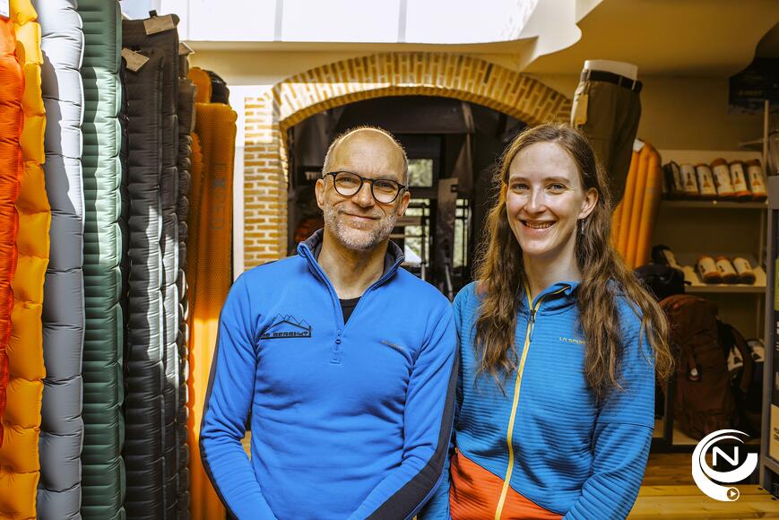 zaakvoerders Nina en Rudi te zien. Vader en dochter. 