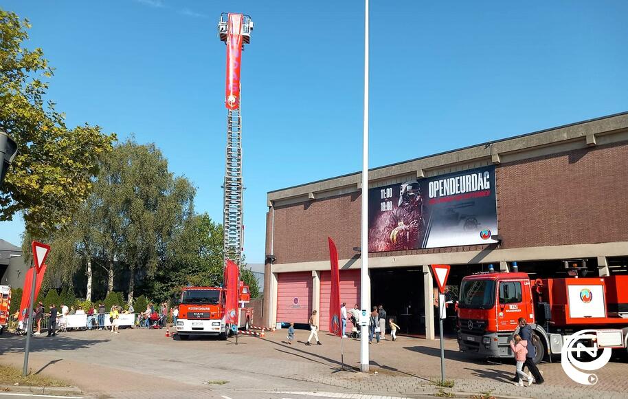 Brandweer Herentals Kempen geslaagde opendeur 