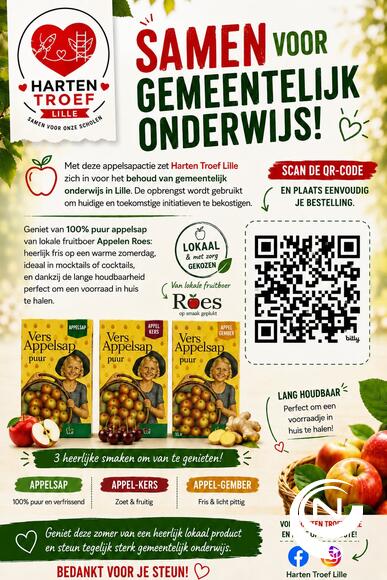 Harten Troef Lille opgericht en lanceert eerste appelsapactie