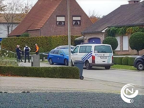 Plaats van delict Fabiolastraat Noorderwijk - politie Neteland was snel ter plaatse na de ontdekking van de moord -  foto M. Weyers/NNieuws