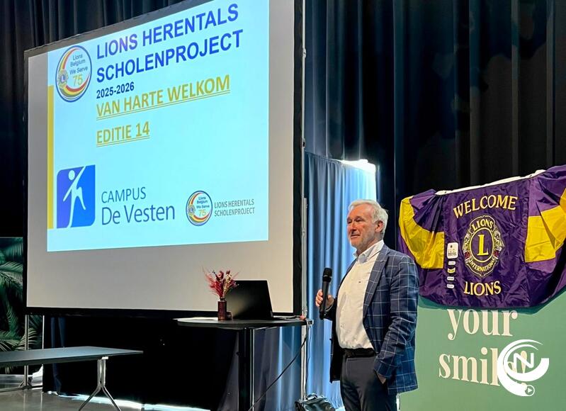 Lions Club Herentals  Marcel Smets: "Succesvolle 14e editie van het Lions Scholenproject