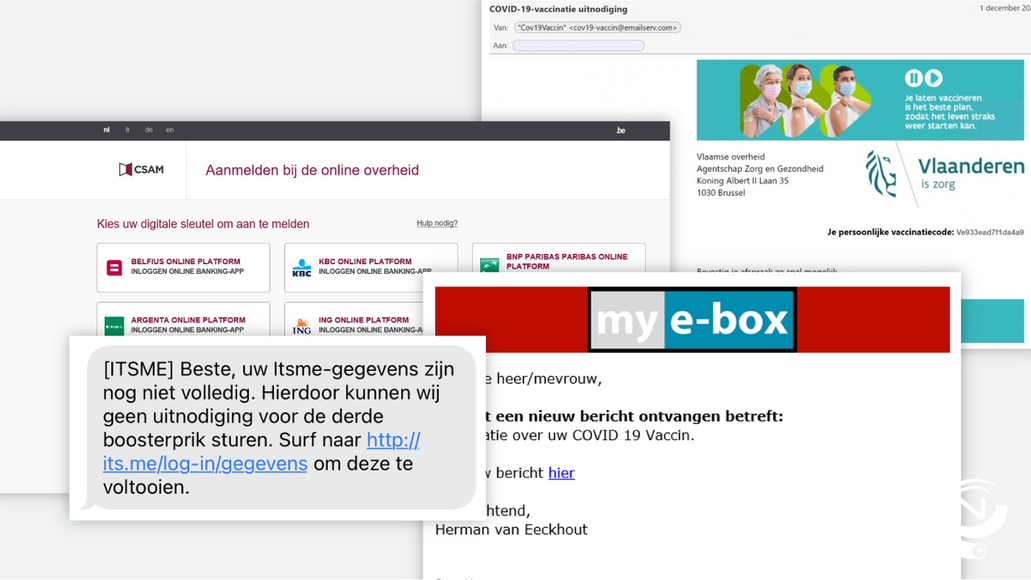 Opgepast Voor Oplichters Die Valse Sms'en En Mails Sturen Met Een ...