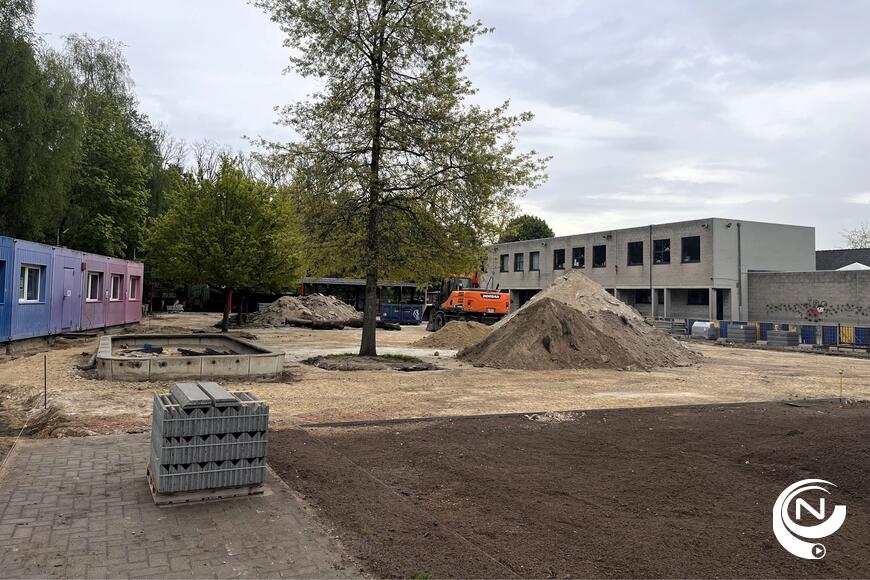  Start werken groene speelplaats basisschool Wijngaard kOsh