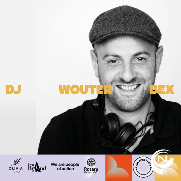 Rotary met top DJ Wouter Bex