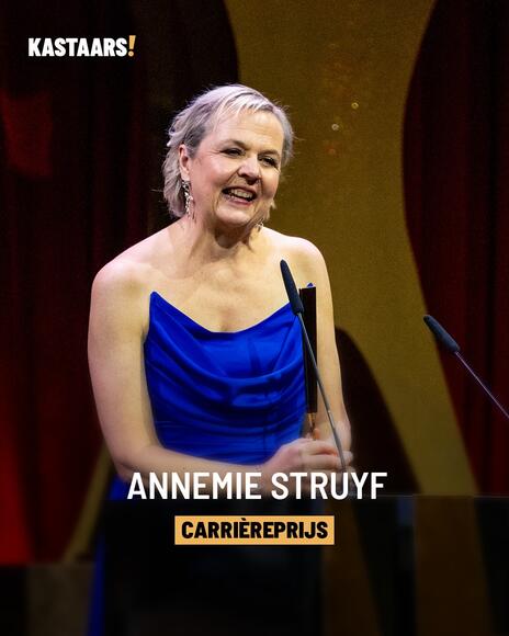Annemie Struyf krijgt carrièreprijs