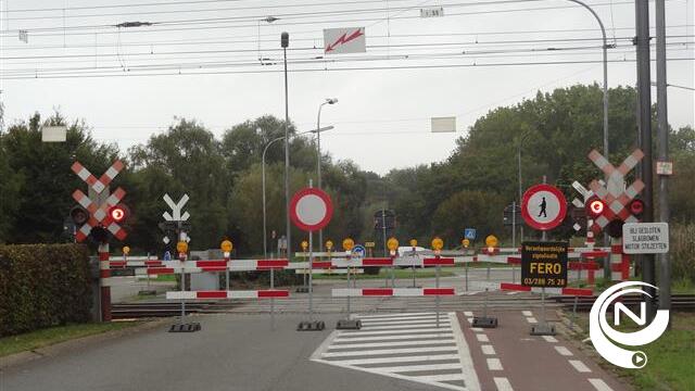 Afgesloten spoorwegoverweg Belgiëlaan zorgt voor beperkte hinder 