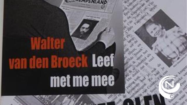 Nieuw boek Walter Van den Broeck : Leef met me mee
