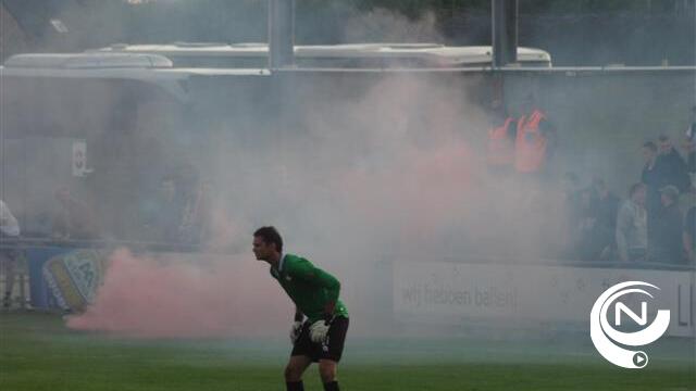 Willem II draait op voor schade vuurpijlen supporters op terrein VC Herentals 