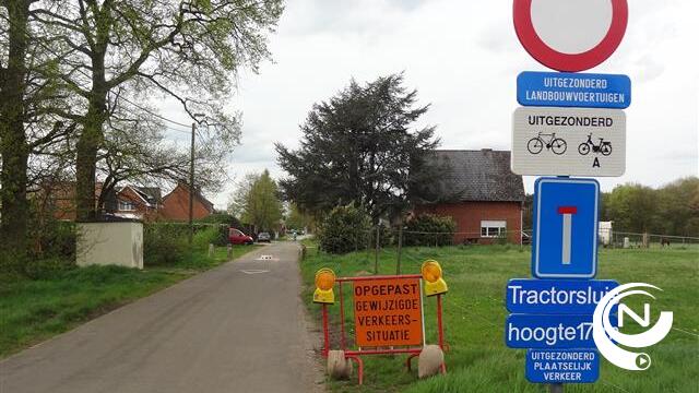 Tractorsluis Acacialaan Herentals al beschadigd 