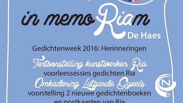 MemoRIAm herdenkt Ria De Haes