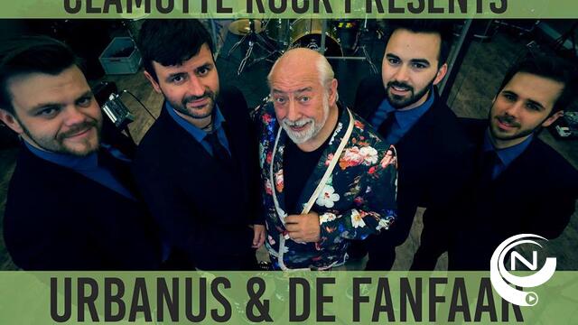 Urbanus & The Fanfaar vervangen Guido Belcanto op Clamotte Rock op donderdag 5 mei 