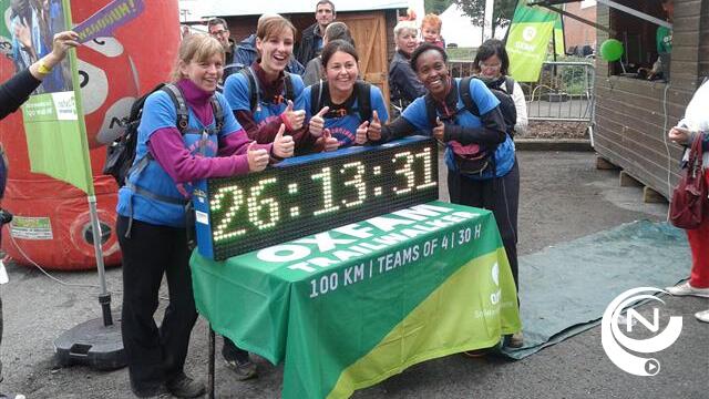 Vrouwenteam gemeentebestuur Grobbendonk  wandelt Oxfam Trailwalker in recordtijd!