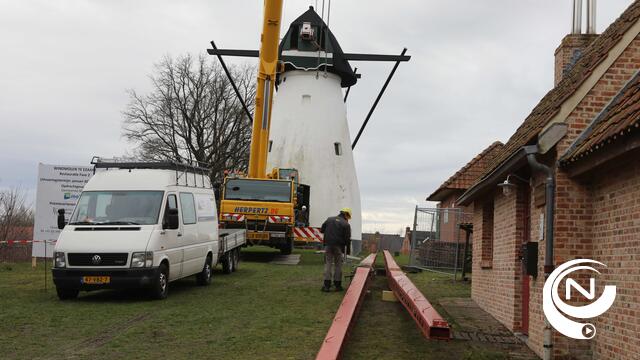 Grondige renovatie molen Ezaart van start: restauratie wieken en romp