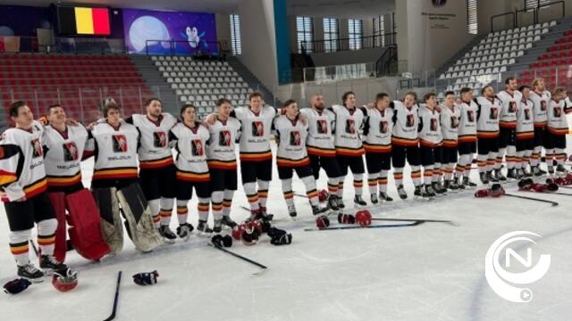 Belgisch ijshockey-team pakt zilver in hun divisie op WK ijshockey in Turkije