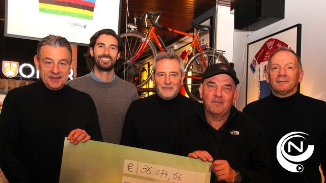Eddy Hendrickx : "Olivia Classic-wielervrienden met recordbedrag van €36.555 voor Olivia Fund. Dank!"