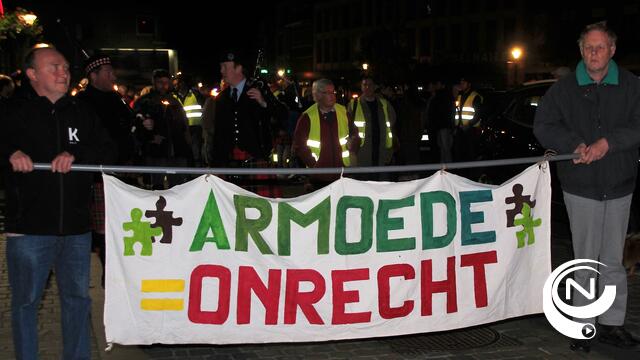 Fakkeltocht : internationale Dag Van Verzet Tegen Armoede vanavond