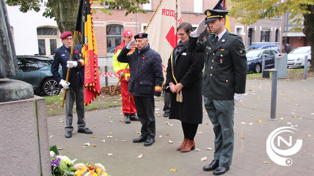 NSB-afdelingen Herentals, Noorderwijk en Morkhoven herdenken Wapenstilstand en de slachtoffers van de twee wereldoorlogen 