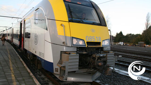 Treinverkeer tussen stations #Turnhout en #Herentals tijd onderbroken