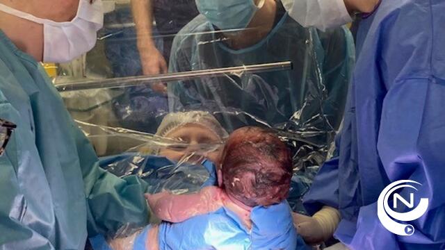 Nieuwe operatiedoek in Imelda zorgt voor direct contact tussen moeder en baby tijdens keizersnede