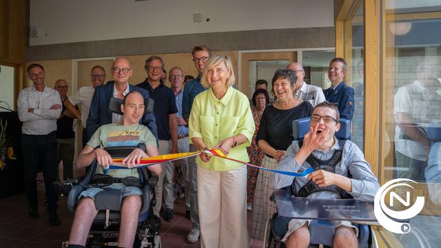 Minister Crevits opent nieuwe woning Klaverveld 5 en woonerf Mezenhof in zorgvoorziening Het GielsBos