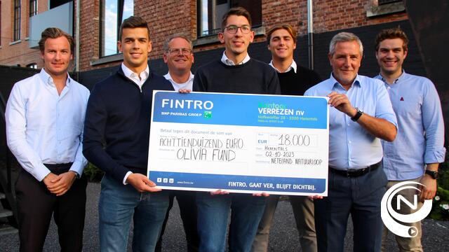 Natuurloop Neteland schenkt €18.000 aan Olivia Fund : 'Véél dank!'