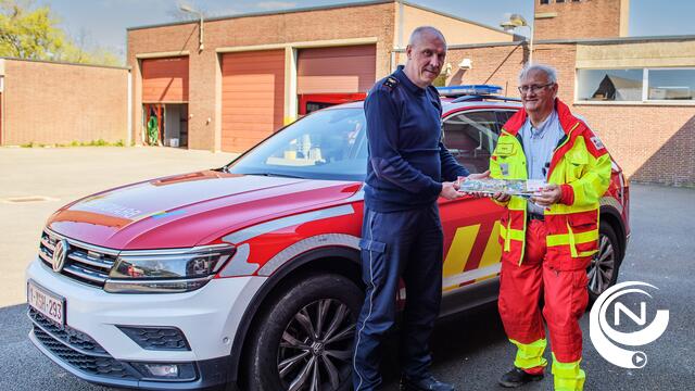 Rode Kruis-Herentals verkoopt eerste pleister aan jarige brandweer