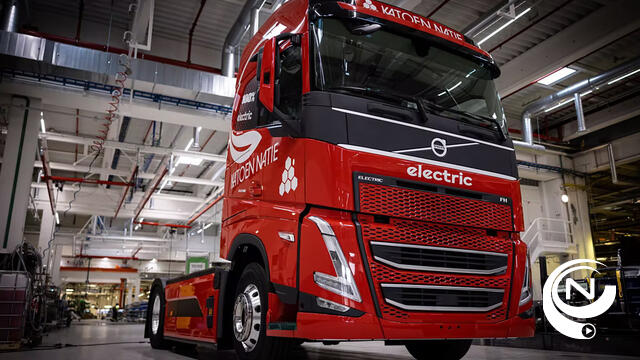 Volvo Trucks Gent produceert de eerste, in België gemaakte, elektrische truck voor Katoen Natie