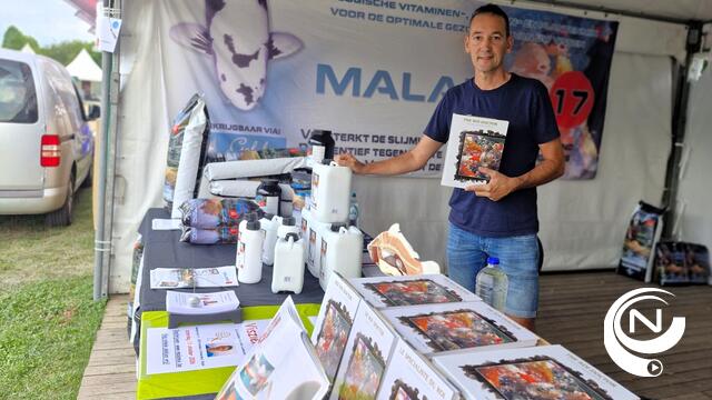 KOI-dokter Maarten uit Vorselaar @Holland Koi Show Appeltern : "Japanse Koi-vissen levende kunstwerken, en véél meer"