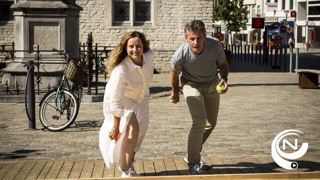 Tina van Roy (Zomerspoor) en Yves Wouters (Herentals aan Z) : 'Herentals Beweegt op 25/8 : méédoen'