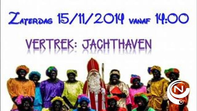 Aankomst Sinterklaas aan jachthaven Herentals op 15/11