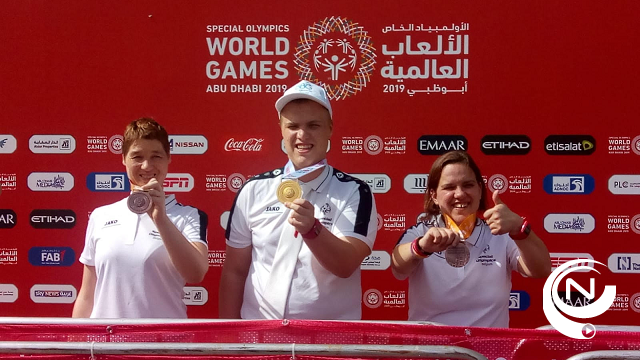 Liam De Ceuster uit Herentals behaalt goud op World Games Special Olympics Abu Dhabi