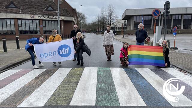 Open Vld wil een regenboogzebrapad voor een blijvend teken van verdraagzaamheid en tegen holebi-en transfobie