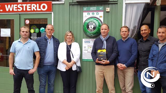 Nieuwe AED voor tennisclub TC Westerlo 