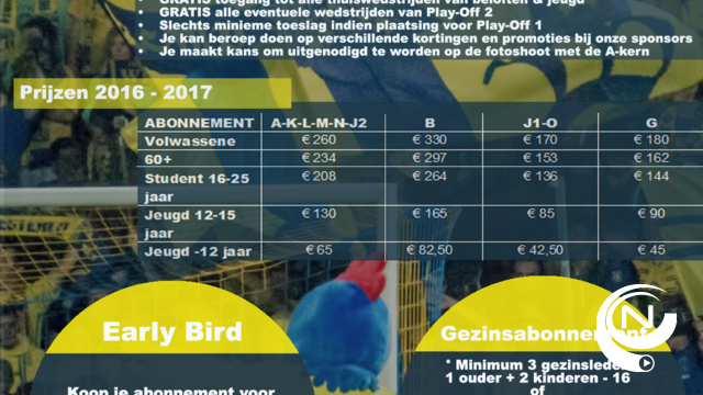Play-offs nog bezig, KVC Westerlo start abonnementenverkoop nieuw seizoen op 2 mei