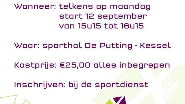 Lessen badminton starten in Nijlen op 12 september 