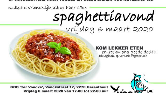 VOC Herenthout jaarlijkse spaghettiavond