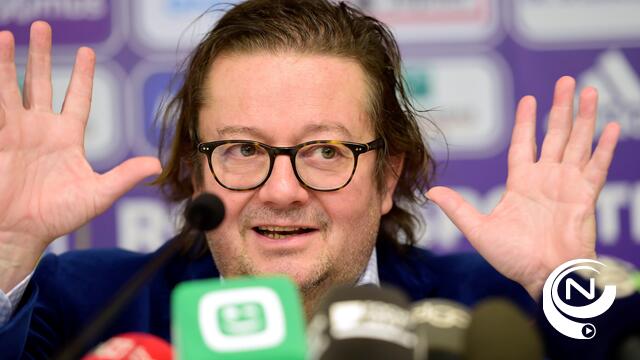 Coucke: "Grandeur van Anderlecht combineren met een moderner bewind" 