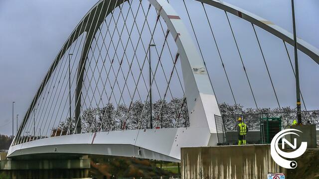 Nieuwe brug Lierseweg Herentals verschuift naar haar definitieve locatie dit weekend