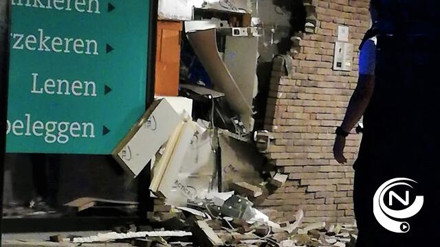  Plofkraak in Herselt, geldautomaat zwaar beschadigd maar dieven lopen buit mis