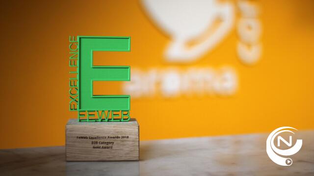 Aroma wint Golden FeWeb-award