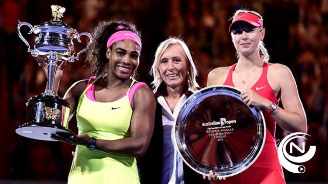 Serena Williams wint al voor 6e keer Australian Open 