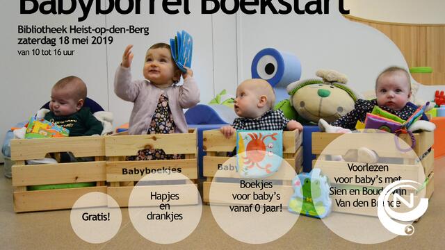 Babyborrel Boekstart op 18 mei 