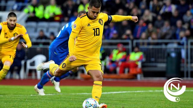 Hazard en Lukaku loodsen Rode Duivels vlot voorbij IJsland : 0-3 - nr. 1 op de planeet