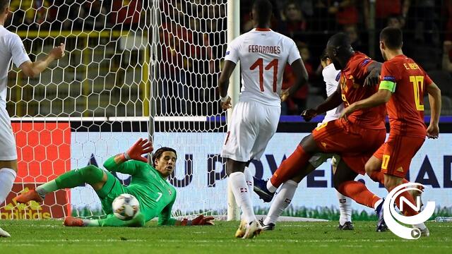 Zwitsers maken het België moeilijk, maar Lukaku nekt ze met 2 goals : 2-1