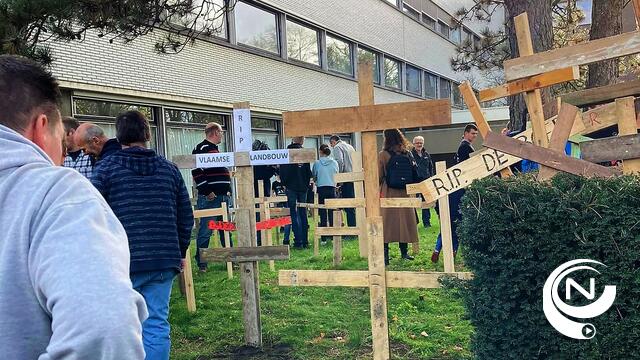 Dinsdag aftrap van lokale acties Kempen van boeren om hun ongenoegen te uiten