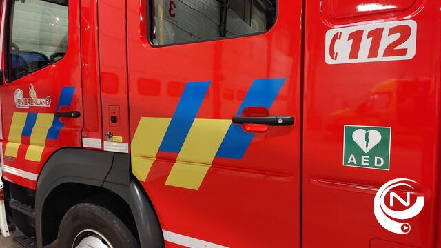 Woningbrand in nieuwbouw Nieuwendijk Itegem 
