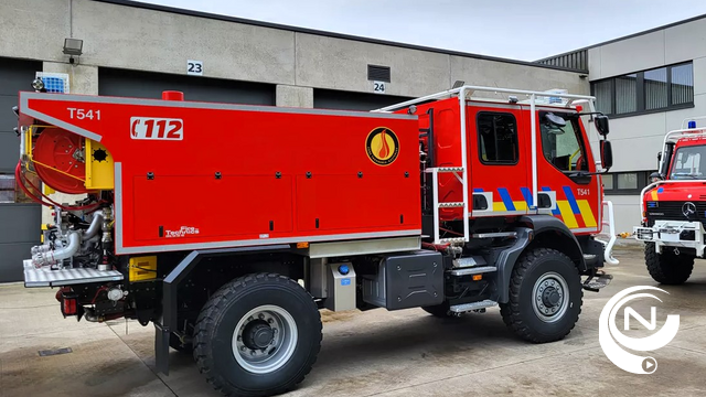 Hypermoderne bosbrandweerwagen voor Kasterlee zone Taxandria 